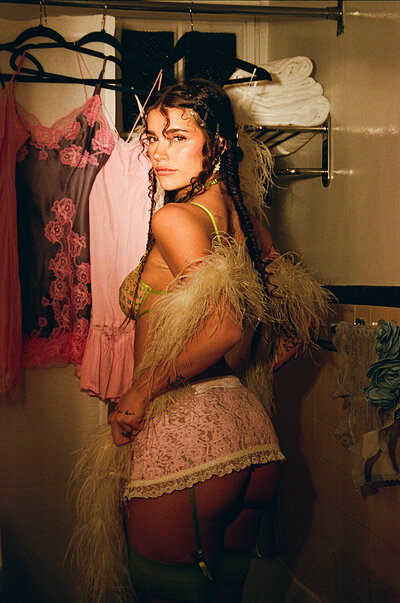 Model Ari Kytsya in Celluloid Fantasy